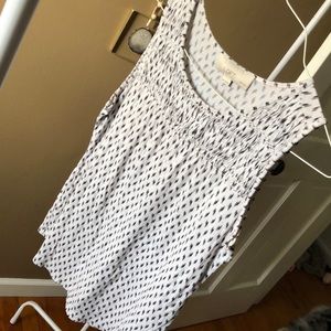 Ann Taylor Loft patterned dress shirt